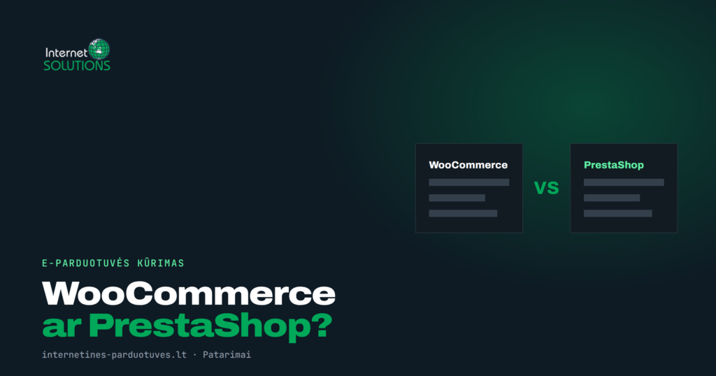 E-parduotuvės kūrimas: WooCommerce ar PrestaShop?