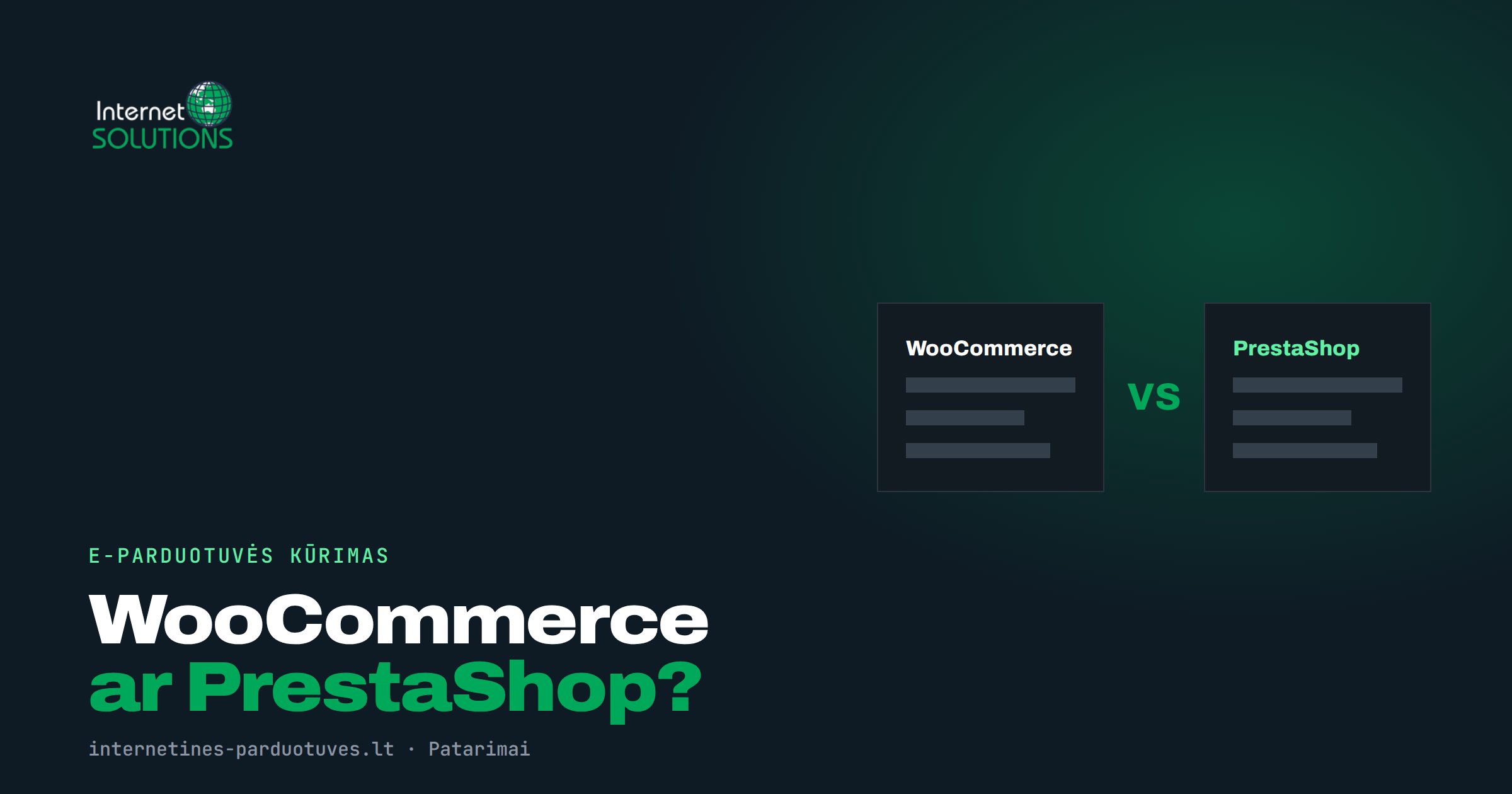 E-parduotuvės kūrimas: WooCommerce ar PrestaShop?